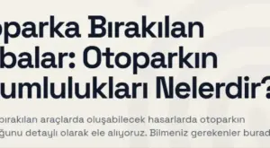 Otoparkta Araç Bırakırken Değerli Eşyalar İçin Nelere Dikkat Edilmeli?